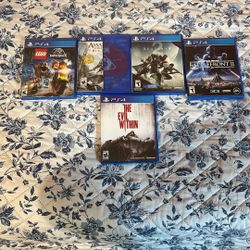 5 PS4 Games $10 Each