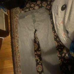 Grey Levi’s 501’s