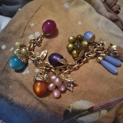 Napier Fruit Bracelet Vintage