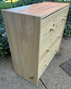 12x24x27 Solid Wood Dresser