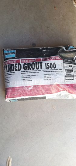 Sanded grout