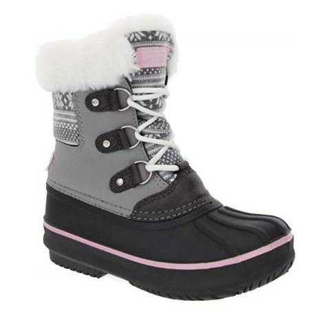 Size 4 Girl Snow Boot NEW London Fog Cold Weather Warm Lined