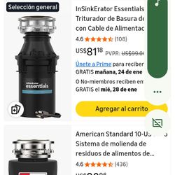 Modelo #058 1/2 HP FOOD WASTE DISPOSER