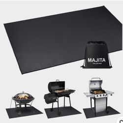 BBQ Grill Mat for Outdoor Charcoal, Flat Top, Smokers, Gas Grills Propane Grill Large 60×42 Inch