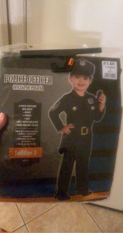 police costume 2t brand new 