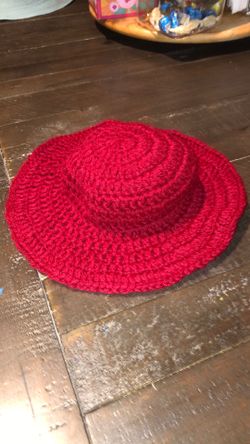 Red Crochet Children’s Hat