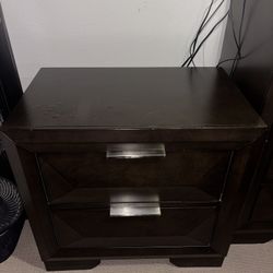 Set of Two Wood Cabinet Drawers