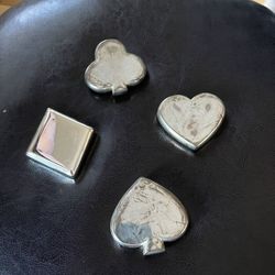 Set Of 4 Cute Little Cards Theme Paper Weights