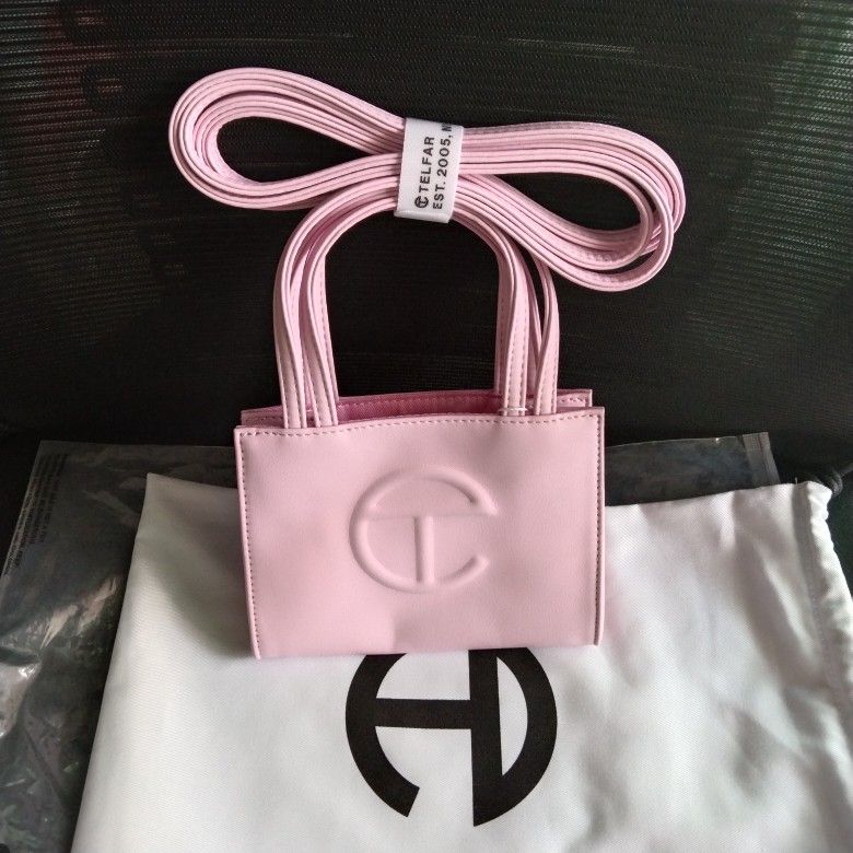 Telfar Small Shopping Bag Bubblegum Pink
