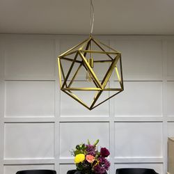 Gold Pendant Chandelier