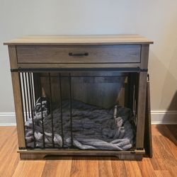 Large Dog Crate w/Barn door