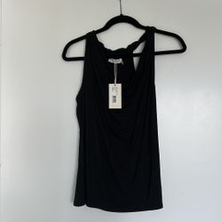 Ramy Brook Black Jersey Tank