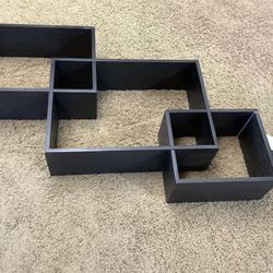 Wall storage Unit Black
