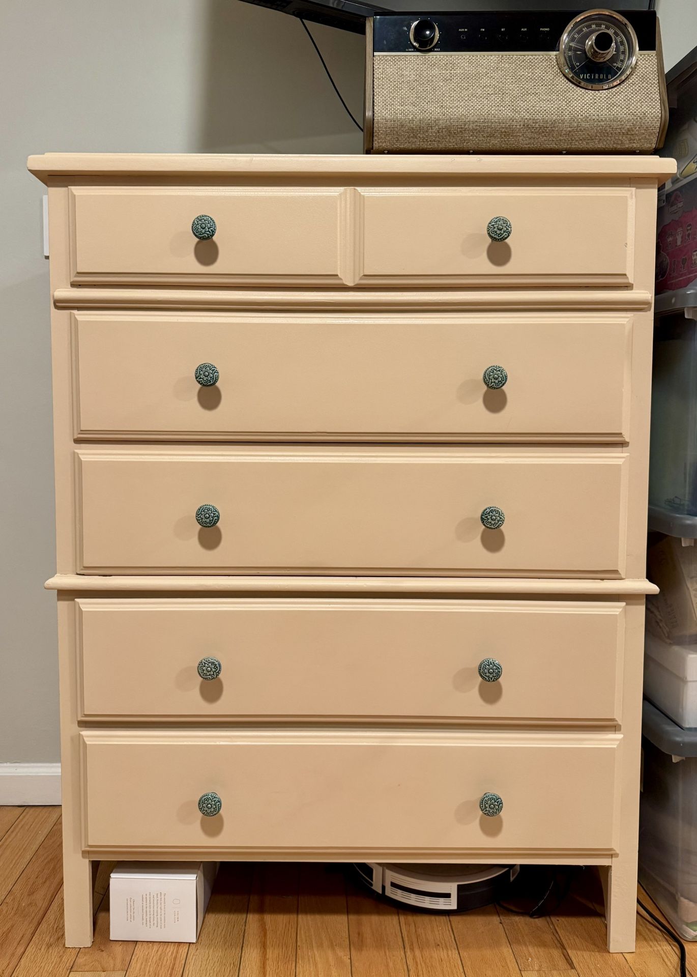 Vintage Tall Boy Dresser