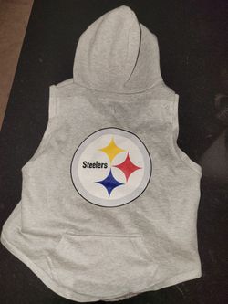 Steelers Dog Attire Vest Hoodie