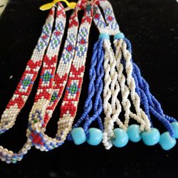 Vintage Beaded Traditional Necklace