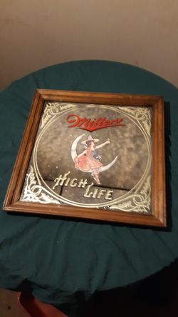 Miller high life collectable mirror art Now $45