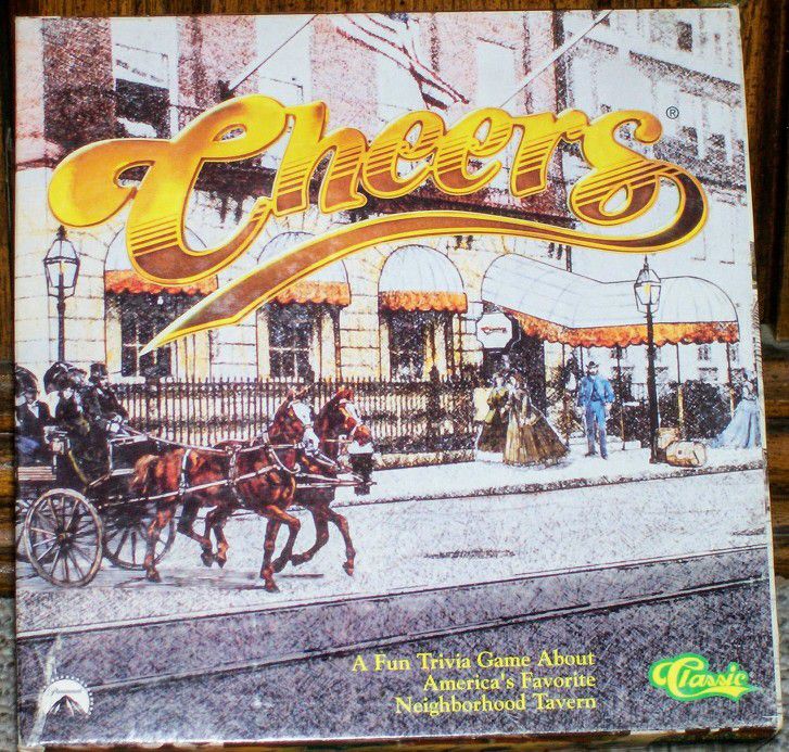CHEERS trivia Board Game Complete Like New