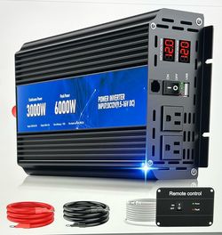 3000W/6000W Peak Power Inverter with Remote Control