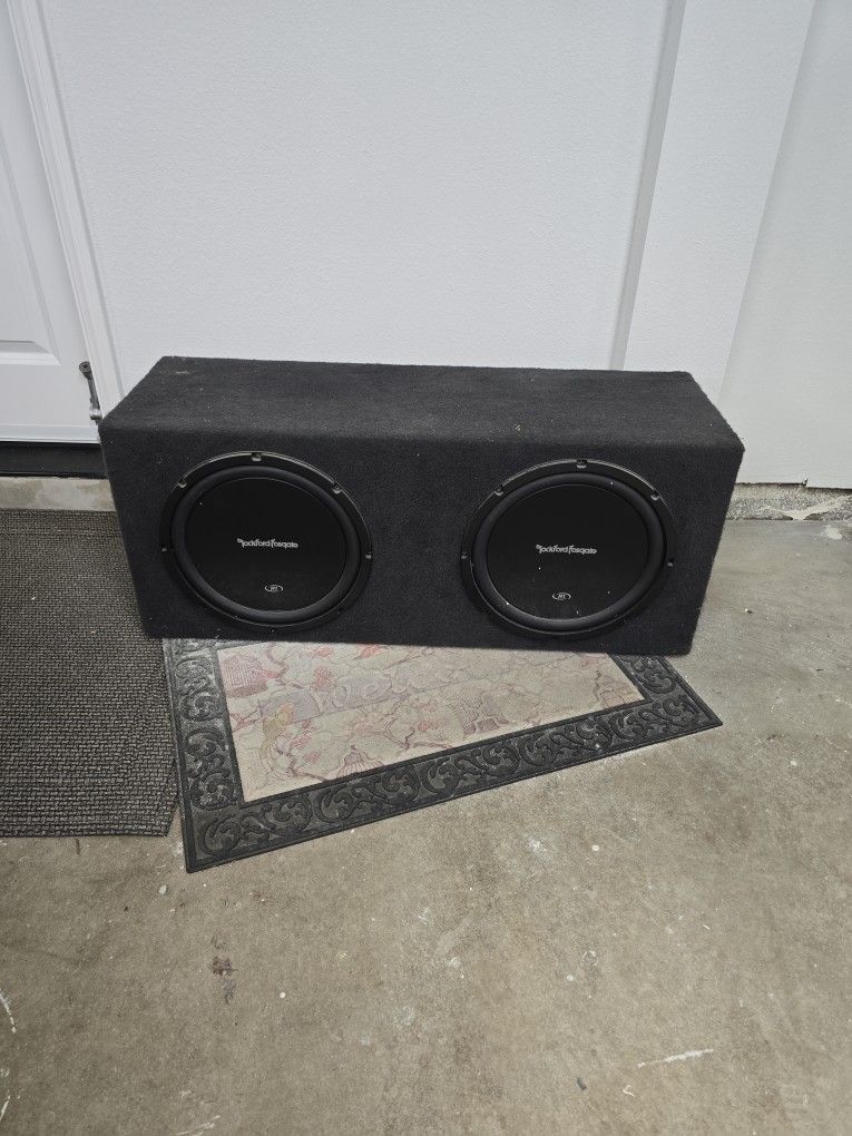2-12" Subwoofers