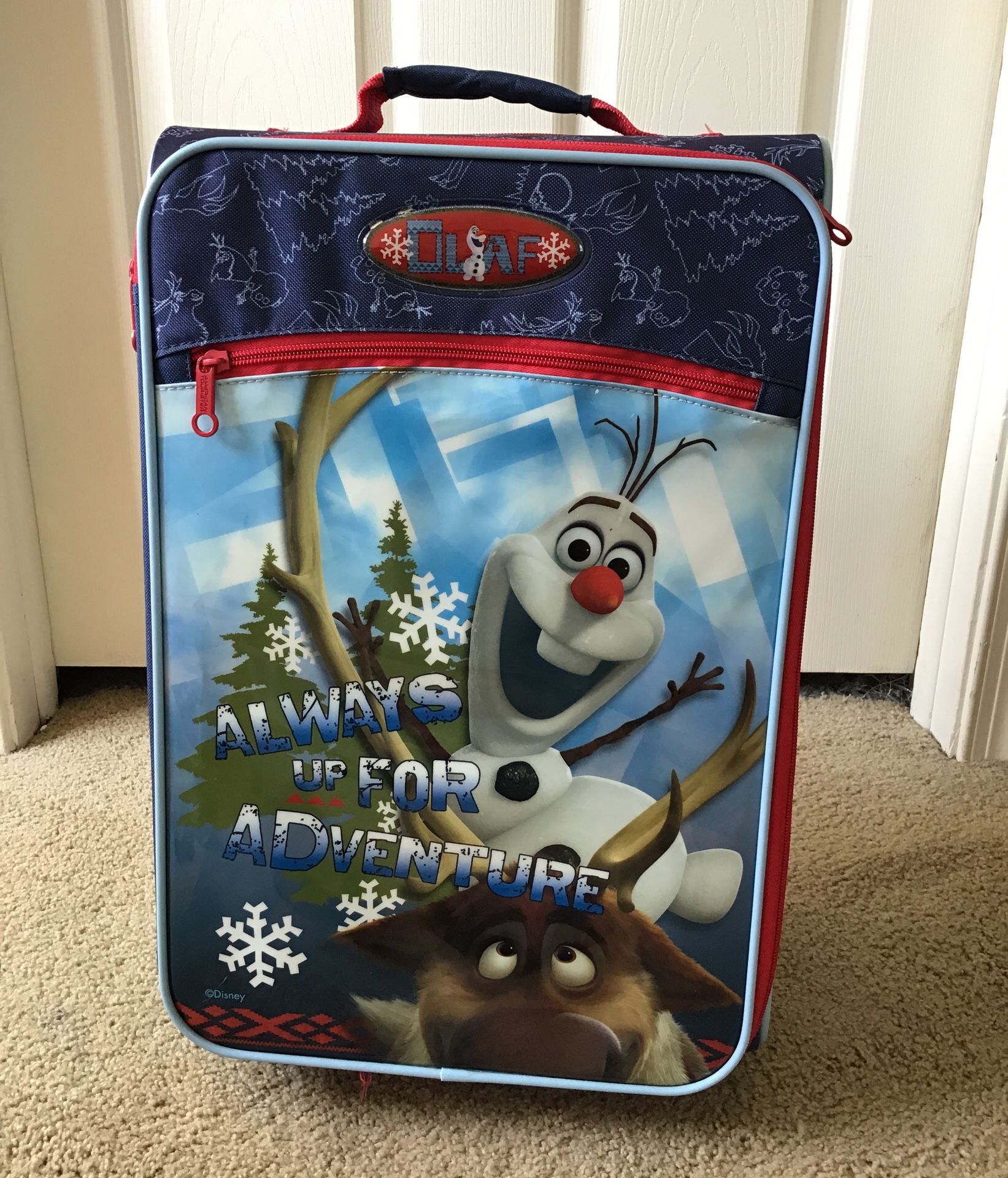 Disney Olaf suitcase