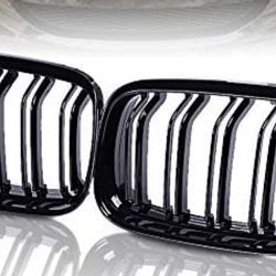 Gloss Black Grills E90 3 Series Bmw