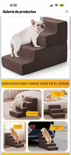 Dog stairs for a high bed.