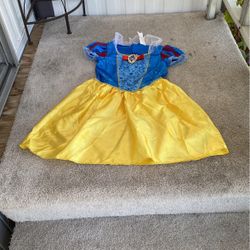Girl Costumes Dress Princess Snow White Sz. S. 6X