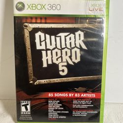 Xbox 360 Guitar Hero 5