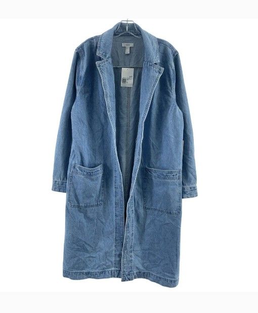 Forever 21 Women's Long Denim Jacket Size Small