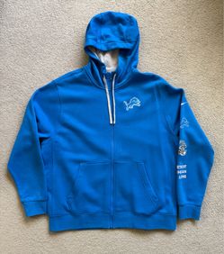 Detroit Lions Nike Full Zip Up Hoodie Size XL