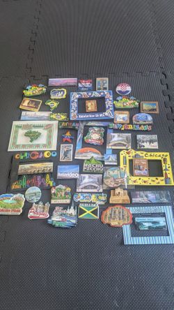 See 12 Pictures. Colección De Calcomanías Magnéticas De Varios Países Para Colocarlas Con Fotos En Su Nevera  Todas Por $5