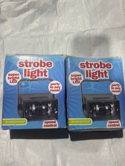 2 Pack room2room LED Strobe Lights Party Disco DJ Flash Lights with Speed Control