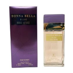 Donna Bella Milano Rouge Intense By Fragrance Couture For Women In 3.4 Oz Eau De Parfum Spray Box