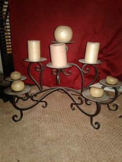 large candle holder