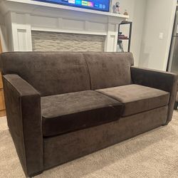 Couch Grey Suede 