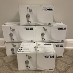 (1 left) KOHLER Capilano Single-Handle 3-Spray Tub and Shower Faucet in Vibrant Brushed Nickel