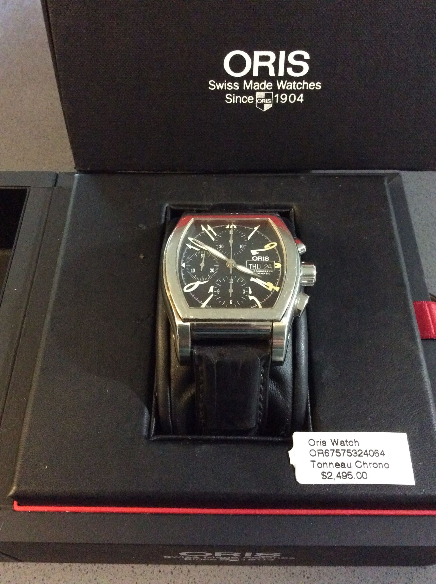 Oris Miles Grand Tonneau Automatic Chronograph for Sale in