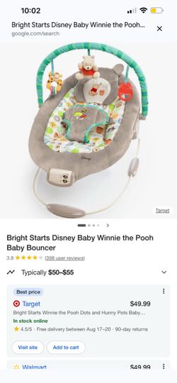 Bright Starts Disney Winnie the Pooh Baby Bouncer