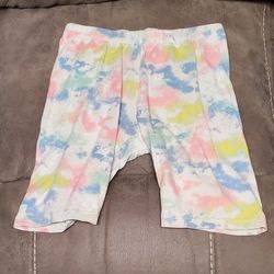 Girl's Cat And Jack Tie-dye Shorts Size Large 10 - 12