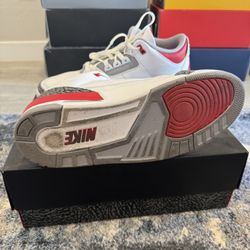 Air Jordan 3 Retro Fire Red Size 12