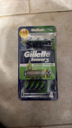 1Gillette disposable razor(3 left )