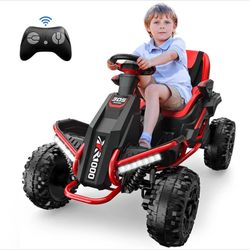 24V 4WD Powered Ride on ATV Car for Big Kids, Ride on Toys with 4 Wheels,