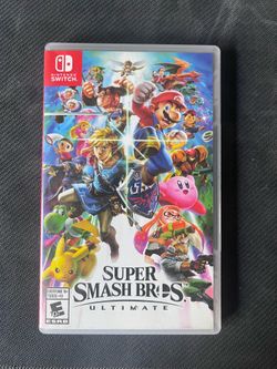 Super Smash Bros Ultimate Game with case