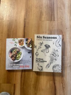Two Hardcover Cookbooks – Vietnamese Food Any Day & Six Seasons