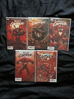 Marvel Absolute Carnage 2019 #1 2 3 4 5 Lot Of 5 Issues Donny Cates NM/VF