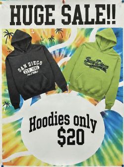 Hoodie Any Size Mens Women’s Sale Pick Up Or Shipping To You 