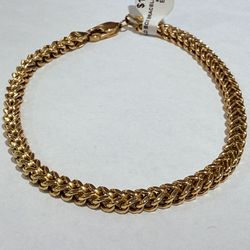 10K Gold Franco Link Bracelet