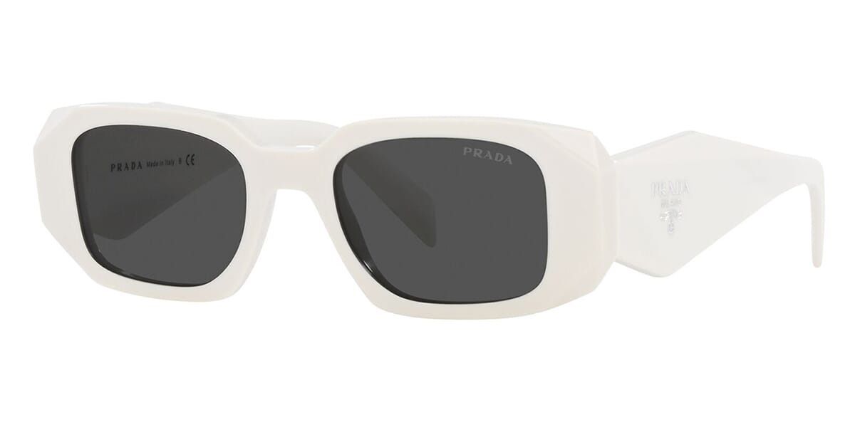 Prada PR 17WS 1425S0 White Grey Sunglasses