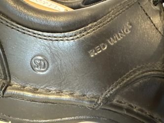 Red Wing Mens Oxford Work Safety Shoes Steel Toe 6703 Black Lace Up Size 9.5 EE